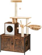 Nieuw-All-In-One kattenmeubel-Krabpaal-Bruin - 70x132x48cm, Ophalen of Verzenden, Nieuw, Krabpaal