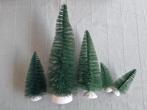Kerstboompjes voor kerstdorp, Diversen, Kerst, Ophalen, Zo goed als nieuw