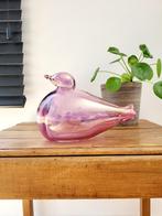 vogel glas beeld roze, Ophalen of Verzenden, Zo goed als nieuw, Dier