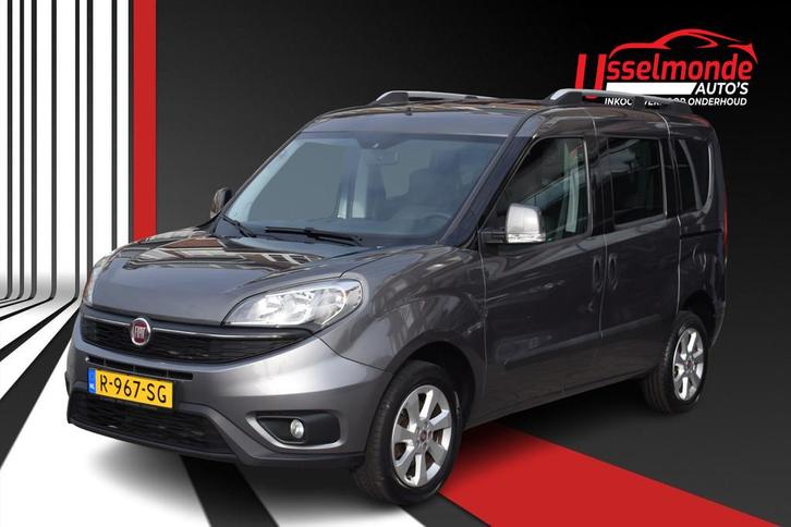 Fiat Doblò 1.4 T-Jet Lounge Climate Cruise PDC (bj 2016), Auto's, Fiat, Bedrijf, Te koop, Doblo, ABS, Airbags, Airconditioning