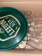 Leeuwbier Glazen Collectie, Verzamelen, Ophalen, Zo goed als nieuw, Glas of Glazen, Leeuw