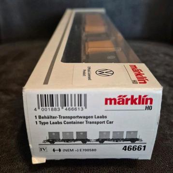 Märklin 46661 - Containertransportwagen Laabs - Volkswagen beschikbaar voor biedingen