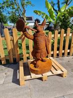 🐰🐰 Alice in Wonderland Konijn - Tuin beeld - cortenstaal, Tuin en Terras, Dierenbeeld, -, -, Ophalen of Verzenden