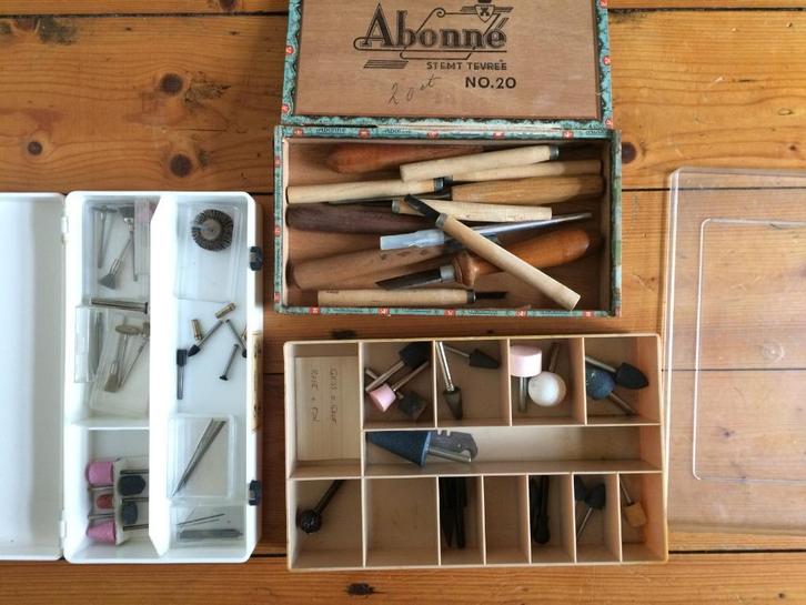 Partij mini slijpstiften kleine slijpstiftjes slijpsteentjes, Doe-het-zelf en Verbouw, Gereedschap | Handgereedschap, Zo goed als nieuw