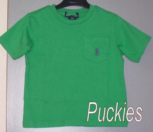 Groen Ralph Lauren t-shirt maat 74 *NIEUW* (6750) a, Kinderen en Baby's, Babykleding | Maat 74, Nieuw, Jongetje, Shirtje of Longsleeve