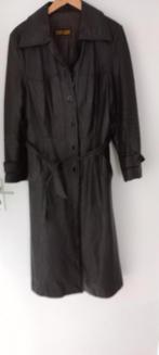 Lange leren Jas..Trenchcoat mat 40, Kleding | Dames, Jassen | Zomer, Ophalen of Verzenden, Zo goed als nieuw, Maat 38/40 (M), Bruin