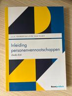 Inleiding personenvennootschappen - 6e druk, Nieuw, Ophalen of Verzenden, Alpha, WO