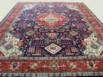 Oosters Perzisch tapijt Tabriz 394x275 Kleed/wol/50%korting, Blauw, Www.simatapijten.nl, Ophalen of Verzenden, 200 cm of meer