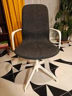 Bureaustoel IKEA Langfjall - Donkergrijs met wit, Huis en Inrichting, Ophalen, Gebruikt