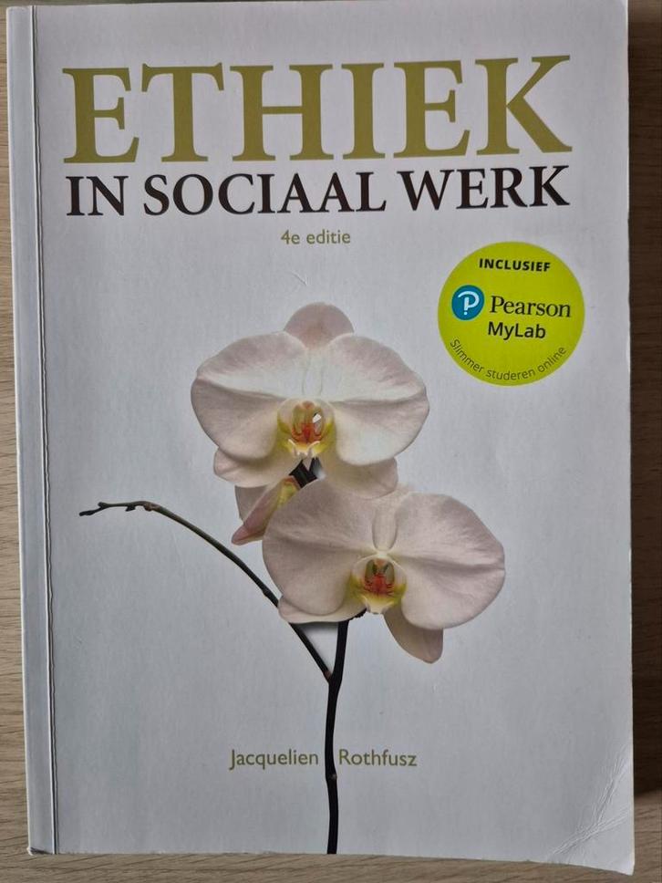 Jacquelien Rothfusz - Ethiek in sociaal werk, Boeken, Schoolboeken, Zo goed als nieuw, Nederlands, Overige niveaus, Ophalen of Verzenden