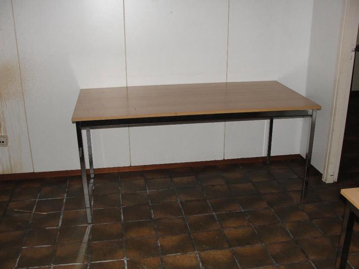 Kantinetafels, Huis en Inrichting, Tafels | Eettafels, Gebruikt, 50 tot 100 cm, 150 tot 200 cm, Rechthoekig, Ophalen