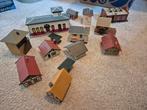 H0 Groot station div. huisjes, fabriek, watermolen, seinhuis, Overige merken, Gebruikt, Gelijkstroom of Wisselstroom, Brug, Tunnel of Gebouw
