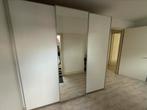 Kast met schuifdeuren en spiegel, Ophalen, 200 cm of meer, Met hangruimte, Zo goed als nieuw