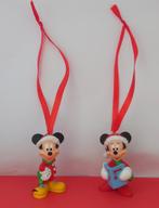 Disney Mickey & Minnie Mouse set kerst ornamenten ornament, Nieuw, Mickey Mouse, Ophalen of Verzenden