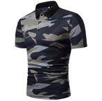 Beige camouflage heren polo (shirt leger mannen legershirt), Verzenden, Nieuw, Beige