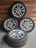 Volkswagen winterset 215/55r17 steek 5x112, Auto-onderdelen, Banden en Velgen, Ophalen, Banden en Velgen, 17 inch, Winterbanden