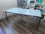 Glazen Eettafel - Modern Design, Huis en Inrichting, Tafels | Eettafels, Ophalen, Gebruikt, 50 tot 100 cm, Glas