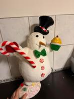 Velver snoepthema sneeuwpop kerst, Ophalen of Verzenden, Zo goed als nieuw