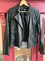 Leren, getailleerd jack Pepe Jeans mt S, Ophalen of Verzenden, Gedragen, Zwart