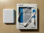 Powerbank Anker PowerCore 10400 wit 2x USB-A, Ophalen of Verzenden, Gebruikt, Anker