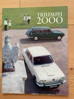 Triumph 2000 Sedan en Estate car - Mk I  -  Catalogus, Gelezen, Verzenden, Overige merken, Triumph