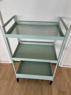Bijzettafel Trolley Ikea zacht groen, Overige materialen, Gebruikt, 100 tot 150 cm, Ophalen of Verzenden