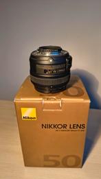 Nikon Nikkor AF-S 50mm 1.8 G - Gebruikt, Audio, Tv en Foto, Fotografie | Lenzen en Objectieven, Ophalen of Verzenden, Gebruikt