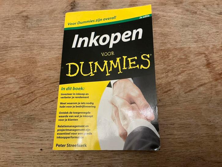Peter Streefkerk - Inkopen voor Dummies, Boeken, Wetenschap, Zo goed als nieuw, Sociale wetenschap, Ophalen of Verzenden