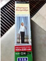 Vliegen gaas deur gordijn zwart /antraciet 100/220 cm, Doe-het-zelf en Verbouw, Deuren en Horren, 100 tot 120 cm, 215 cm of meer