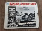 Vintage filmposter Women / Chicks in Chains Pam Grier 1973, Gebruikt, Ophalen of Verzenden, A1 t/m A3, Rechthoekig Staand