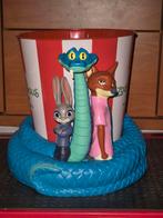 Disney Zootropolis 2 Gary slang Judy en Nick popcorn bucket, Ophalen of Verzenden, Overige figuren, Zo goed als nieuw, Beeldje of Figuurtje