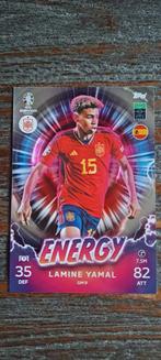 Topps Match Attax Euro 2024 Energy kaart GM9 Lamine Yamal, Hobby en Vrije tijd, Stickers en Plaatjes, Nieuw, Ophalen of Verzenden