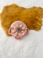 Mooi oudroze dopje,strass,rose fascinator,pastel hoed meisje, Ophalen of Verzenden, Nieuw, Meisje, Hoed