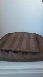 Bruin Dekbedovertrek Hotel Suite 140x200/220 cm, Eenpersoons, Bruin, Dekbedovertrek, Ophalen of Verzenden