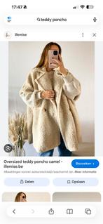 teddy bodywarmer, teddy poncho ,, Ophalen of Verzenden, Nieuw, Beige