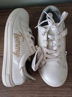 Goede wit/gouden sneakers Tommy Hilfiger, maat 36, Wit, Ophalen of Verzenden, Sneakers of Gympen, Gedragen