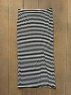 Question L lange rok zware kwaliteit stretch split grijs wit, Maat 42/44 (L), Ophalen of Verzenden, Zo goed als nieuw, Grijs