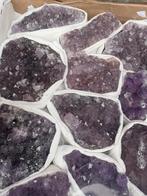 Doosje amethist clusters, Verzamelen, Mineralen en Fossielen, Ophalen