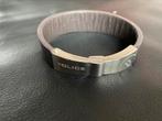 Police herenarmband 21,5 cm lengte, Leer, Ophalen of Verzenden, Zo goed als nieuw