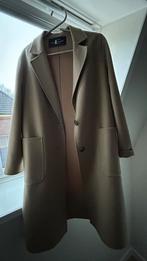 Zgan nonchalante wollen mantel Luisa Cerano - maat 40, Kleding | Dames, Jassen | Winter, Maat 38/40 (M), Bruin, Ophalen of Verzenden
