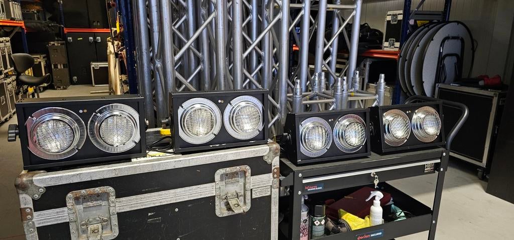 Showtec Stage Blinder 2 - Perfecte podiumverlichting!, Ophalen of Verzenden, Gebruikt, Licht, Stroboscoopeffect