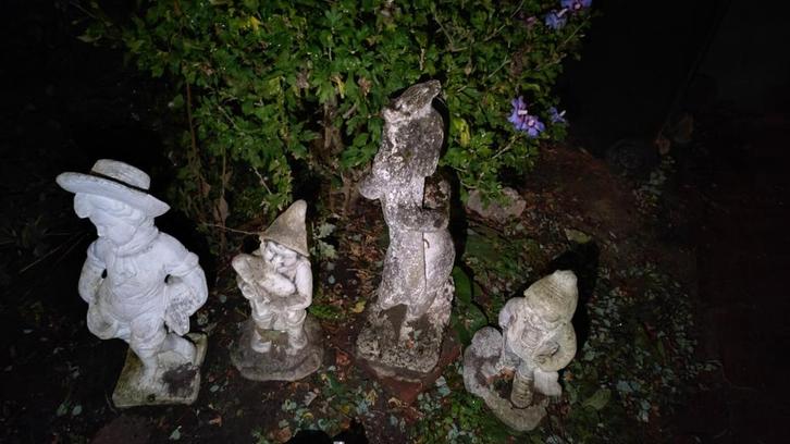 Tuinbeelden, Jongen, Japans, et cetera, Tuin en Terras, Tuinbeelden, Gebruikt, Tuinkabouter, Beton, Ophalen