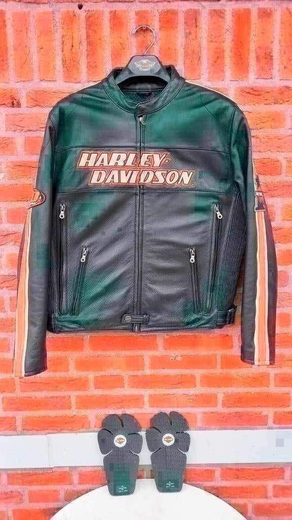 Harley Davidson "TORQUE" jas - incl protectie (M & L), Motoren, Kleding | Motorkleding, Ophalen of Verzenden, Jas | leer