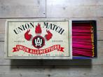 Een originele decoratieve XXL luciferdoos merk Union Match, Ophalen of Verzenden
