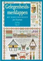 Gelegenheidsmerklappen met borduurpatronen - Jan Houtman, Boeken, Ophalen of Verzenden, Zo goed als nieuw, Borduren en Naaien