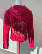 Vintage juicy couture zip up hoodie, Ophalen of Verzenden, Zo goed als nieuw, Maat 46/48 (XL) of groter, Roze