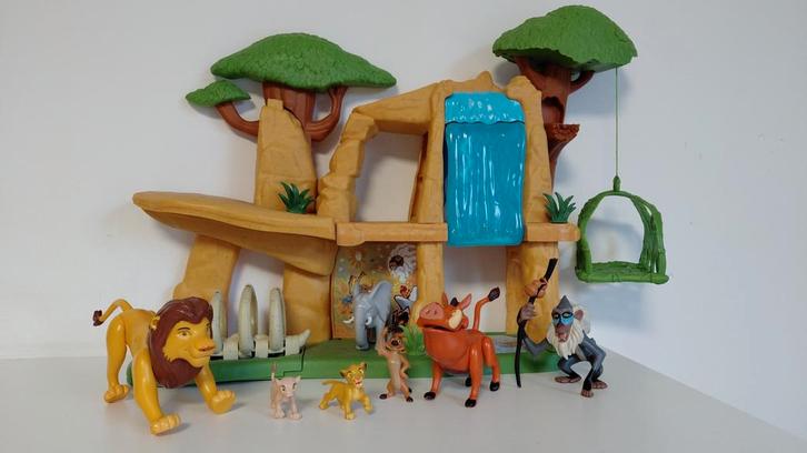 Lion king disney speelset, Verzamelen, Poppetjes en Figuurtjes, Zo goed als nieuw, Ophalen of Verzenden