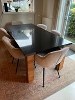 Star Galaxy Granieten eettafel, Huis en Inrichting, Tafels | Eettafels, Ophalen, Overige materialen, Gebruikt, 100 tot 150 cm