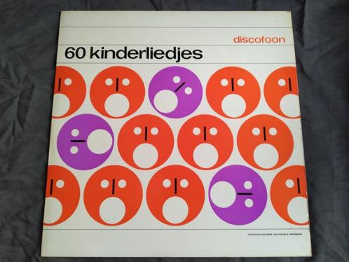 60 kinderliedjes - Discofoon (LP, V&D), Cd's en Dvd's, Vinyl | Kinderen en Jeugd, Zo goed als nieuw, Muziek, Ophalen of Verzenden
