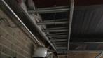 2 x14 treden aluminium ladder in goede staat, Gebruikt, Ophalen of Verzenden, Ladder, Opvouwbaar of Inschuifbaar